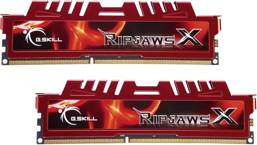 G.SKILL RipjawsX Series (Intel XMP) DDR3 RAM 16GB (2x8GB) 1600MT/s CL10-10-10-30 1.50V Desktop Computer Memory UDIMM (F3-12800CL10D-16GBXL)