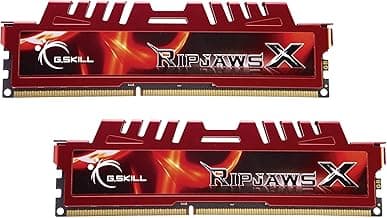 G.SKILL RipjawsX Series (Intel XMP) DDR3 RAM 16GB (2x8GB) 1600MT/s CL10-10-10-30 1.50V Desktop Computer Memory UDIMM (F3-12800CL10D-16GBXL)