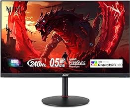 Acer 27" WQHD 240Hz 0.5ms AMD FreeSync Premium IPS Gaming Monitor (XV272U)