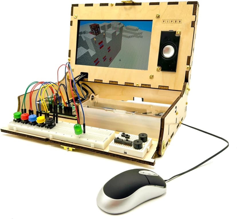 Piper Computer Kit: Award-Winning Build-A-Computer Age 8+ STEAM Learning, with Raspberry Pi, Drag-n-Drop Coding, StoryMode, Games, Python, and Amazing Projects!