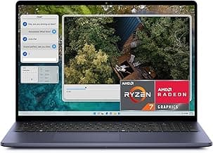 Dell Inspiron 16 5645 Laptop - 16.0 16:10 FHD+ (1920 x 1200) Display, AMD Ryzen 7-8840U, 16GB DDR5 RAM, 1TB SSD, AMD Radeon Graphics, Windows 11 Home, Onsite & Migrate Services - Midnight Blue
