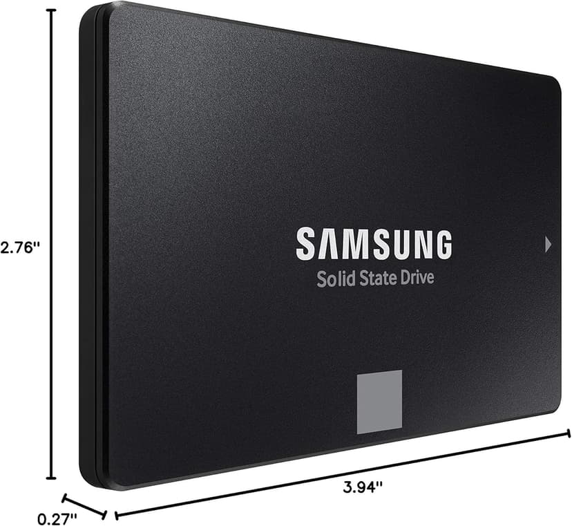 SAMSUNG 870 EVO SATA SSD 500GB 2.5” Internal Solid State Drive, Upgrade PC or Laptop Memory and Storage for IT Pros, Creators, Everyday Users, MZ-77E500B/AM, Black