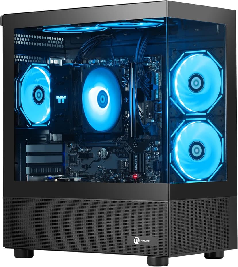 Desktop PC Computer AMD Ryzen 7 5700G 8 core 3.8GHz(up to 4.6GHz), 16GB DDR4 RAM 3200MHz,1TB NVME SSD,Tower Computer with 550W PSU, Windows 11 Home 64-bit for Home and Office.