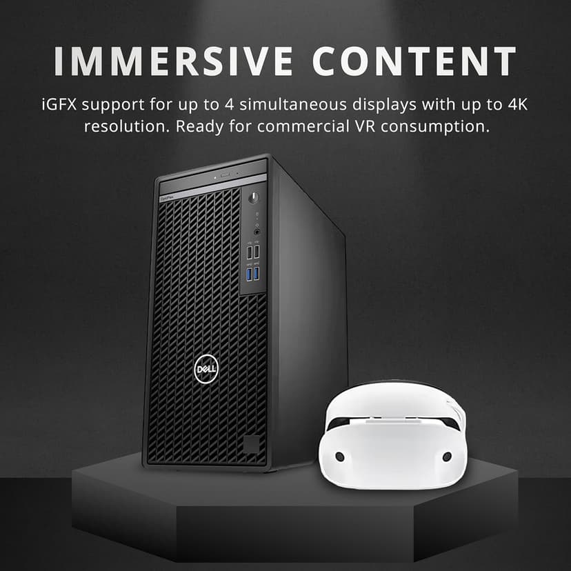 Dell OptiPlex 3000 Tower Business Desktop, Intel i5-12500 Processor, 32GB RAM, 2TB PCIe SSD, Ethernet, WiFi Adapter, KB& Mouse, DVDRW, Windows 11 Pro, Black