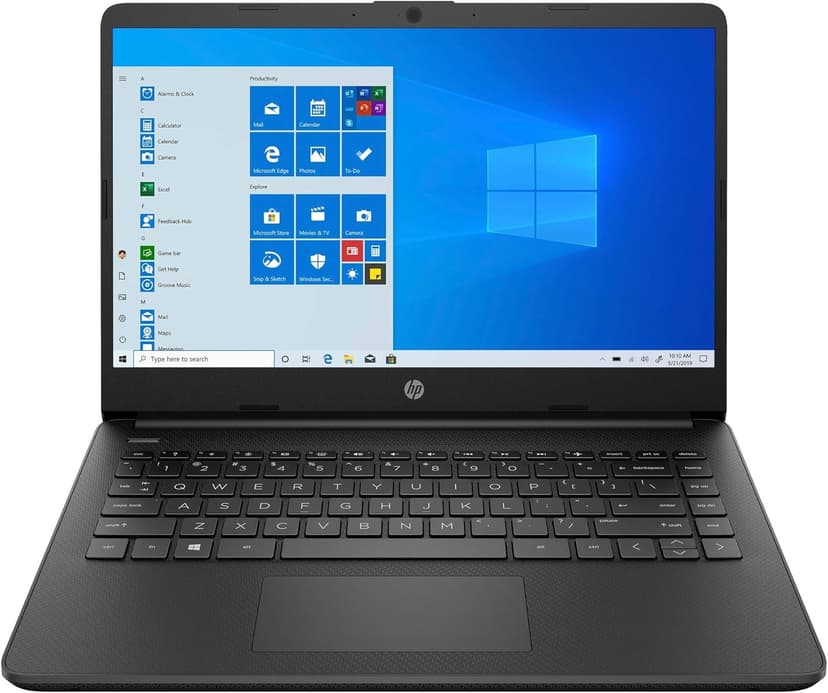 HP 14 Laptop, AMD 3020e, 4 GB RAM, 64 GB eMMC Storage, 14-inch HD Touchscreen, Windows 10 Home in S Mode, Long Battery Life, Microsoft 365, (14-fq0050nr, 2020)