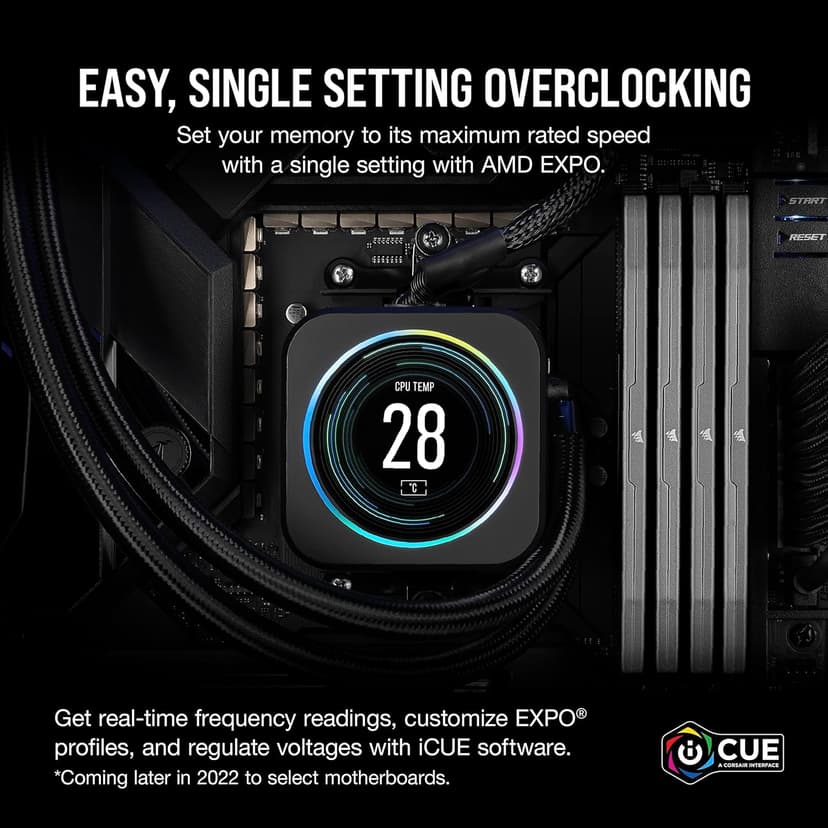 Corsair VENGEANCE DDR5 64GB (2x32GB) DDR5 6000MHz CL30 AMD EXPO Intel XMP iCUE Compatible Computer Memory – Gray (CMK64GX5M2B6000Z30)