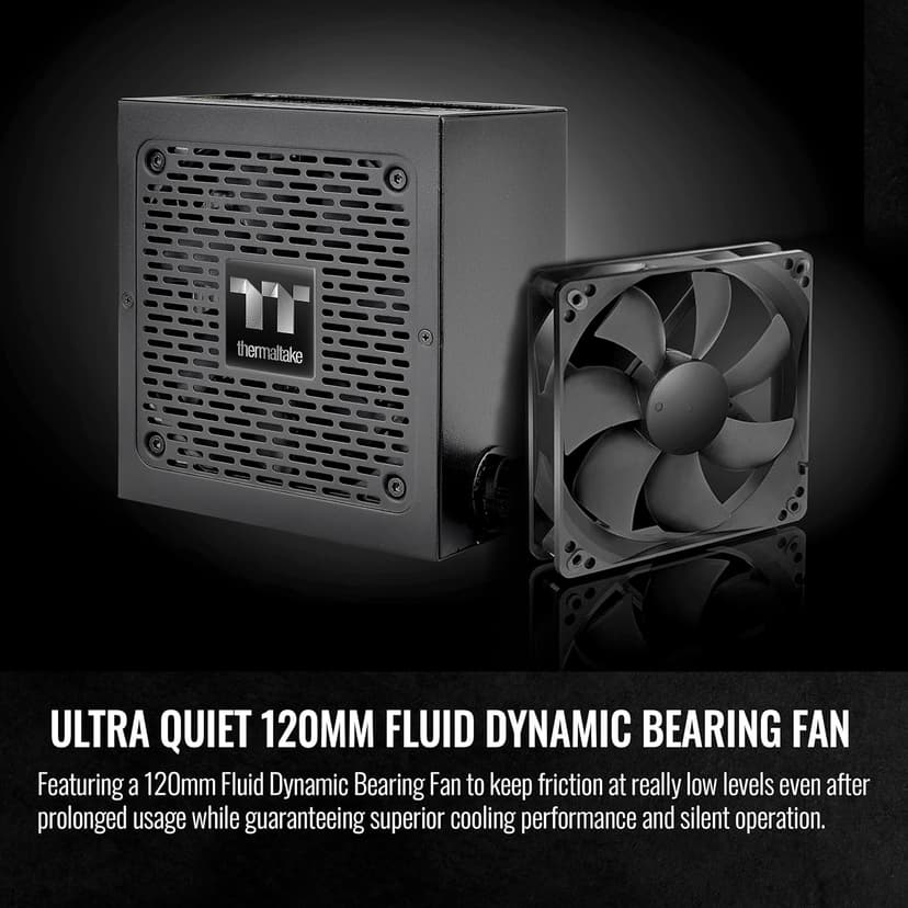 Thermaltake Toughpower GX3 850W 80Plus Gold SLI/Crossfire Ready ATX 3.0 Power Supply; PCIe5 12VHPWR Connector Included; 5 Year Warranty; PS-TPD-0850NNFAGU-3