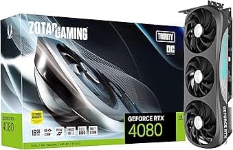 ZOTAC Gaming GeForce RTX 4080 16GB Trinity OC GDDR6X 256-bit 22.4 Gbps PCIE 4.0 Graphics Card, IceStorm 2.0 Advanced Cooling, Spectra 2.0 RGB Lighting, ZT-D40810J-10P