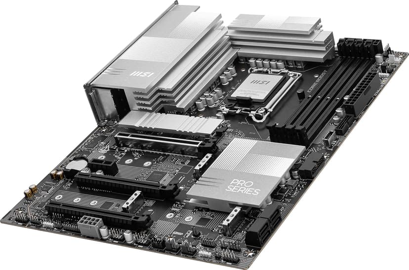 MSI PRO Z890-P WiFi ProSeries Motherboard (Supports Core Ultra Series 2 Intel Processors, LGA 1851, DDR5, PCIe 5.0, M.2, SATA, 5Gbps LAN, USB Type-C, Wi-Fi 7, Bluetooth 5.4, Thunderbolt 4, ATX)