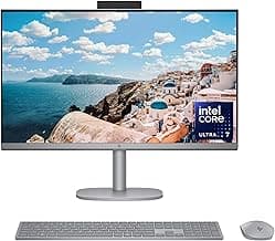 HP OmniStudio X 27" FHD Touch Screen All-in-One Desktop Intel Core U7-155H 16GB RAM 1TB SSD Meteor Silver (Renewed)