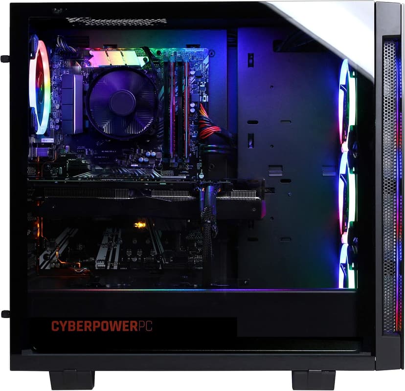 CYBERPOWERPC Gamer Xtreme VR Gaming PC, Intel Core i5-11600KF 3.9GHz, 16GB DDR4, GeForce RTX 3060 12GB, 500GB NVMe SSD, 1TB HDD, WiFi Ready & Win 11 Home (GXiVR8480A10)