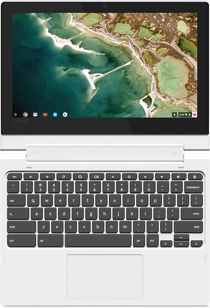 Lenovo Chromebook Flex 3 11" Laptop, 11.6-Inch HD IPS Display, MediaTek MT8173C, 4GB RAM, 64GB Storage, Chrome OS, Blizzard White