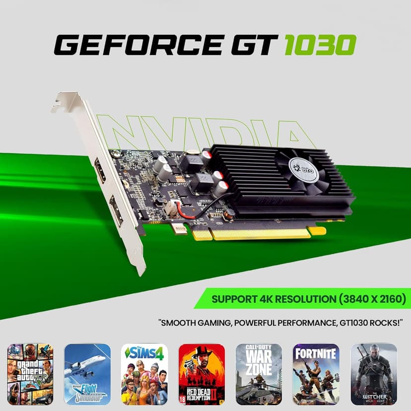 BTO Windows 11 Pro Gaming Desktop PC HP G3 RGB – Intel i5 6th Gen Processor, 16GB DDR4 Ram, 512GB SSD, NVIDIA GeForce GT 1030 DDR5, 22-inch Monitor – Wi-Fi – Computer Tower for PC Gamer (Renewed)