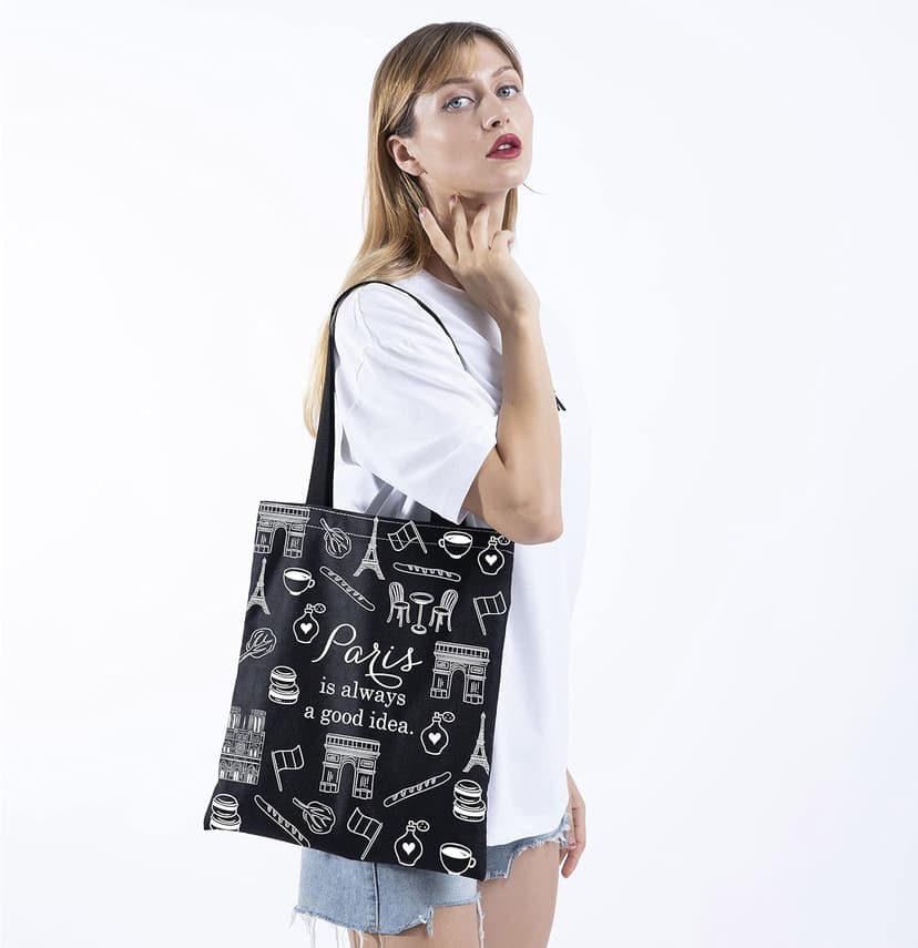 Paris City Skyline Zipper Pouch Makeup Bag - Paris tote