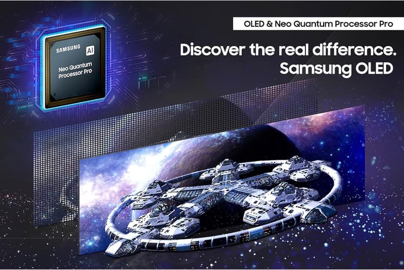 Samsung 49" Odyssey OLED G9 (G95SC) Series Curved Smart Gaming Monitor w QD-OLED, 240Hz, 0.03ms, AMD Freestyle Premium Pro, G-Sync Compatible, Dual QHD, Neo Quantum Processor Pro, LS49CG954SNXZA