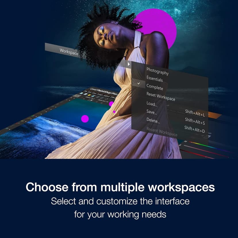 Corel PaintShop Pro 2023 Ultimate | Powerful Photo Editing & Graphic Design Software + Creative Suite | Amazon Exclusive ParticleShop + 5 Brush Starter Pack [PC Download]