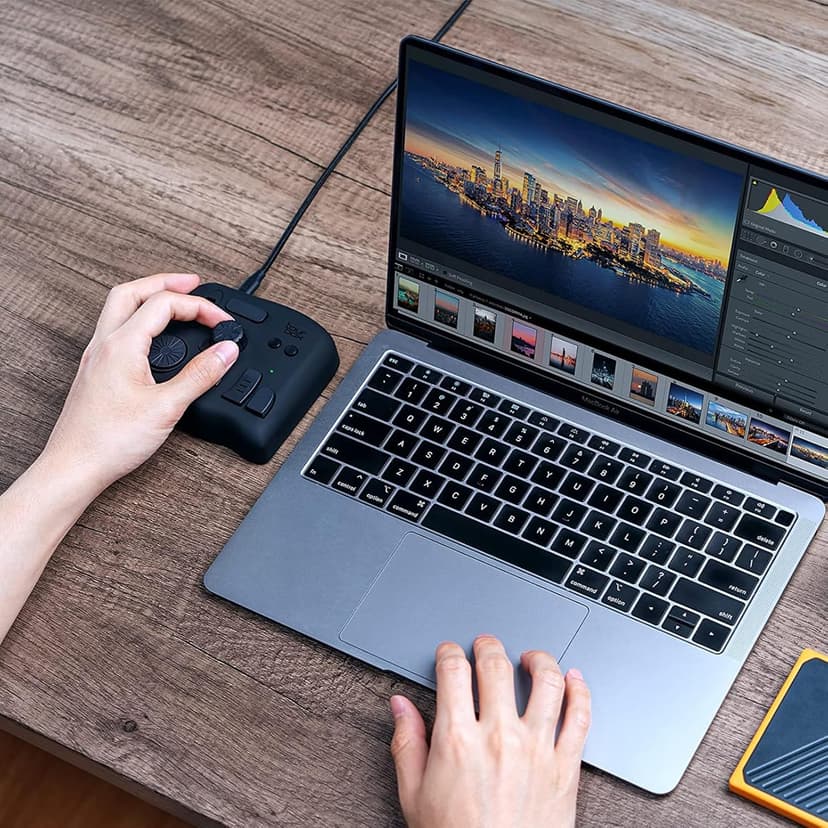 TourBox NEO - Custom Controller for Photo Video Editing, Color Grading, Illustration, MacOS/Windows, Photoshop Lightroom Davinci Resolve After Effects Premiere Final Cut Pro Programmable Keyboard