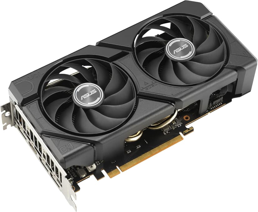 ASUS Dual Radeon™ RX 7600 EVO OC Edition 8GB GDDR6 (PCIe® 4.0, 8 GB GDDR6, HDMI® 2.1, DisplayPort™ 1.4a, 2.5-Slot Design, Axial-tech Fans, GPU Tweak III)
