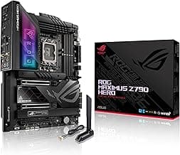 ASUS ROG Maximus Z790 Hero WiFi6E LGA 1700(Intel 14th,13th&12th Gen) ATX gaming motherboard(PCIe 5.0,DDR5,20+1power stages,2.5Gb LAN, Bluetooth V5.2,2x Thunderbolt 4 ports,5xM.2, Thunderbolt 4/USB4 )