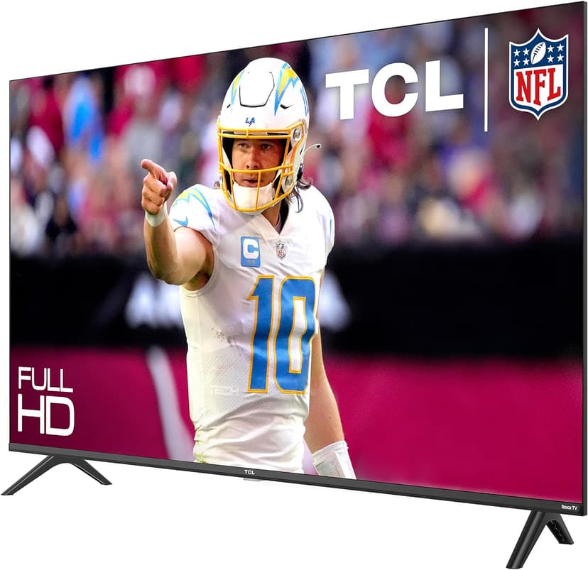 TCL 40-Inch Class S3 1080p LED Smart TV with Roku TV (40S350R, 2023 Model), Compatible with Alexa, Google Assistant, and Apple HomeKit Compatibility, Streaming FHD Television,Black