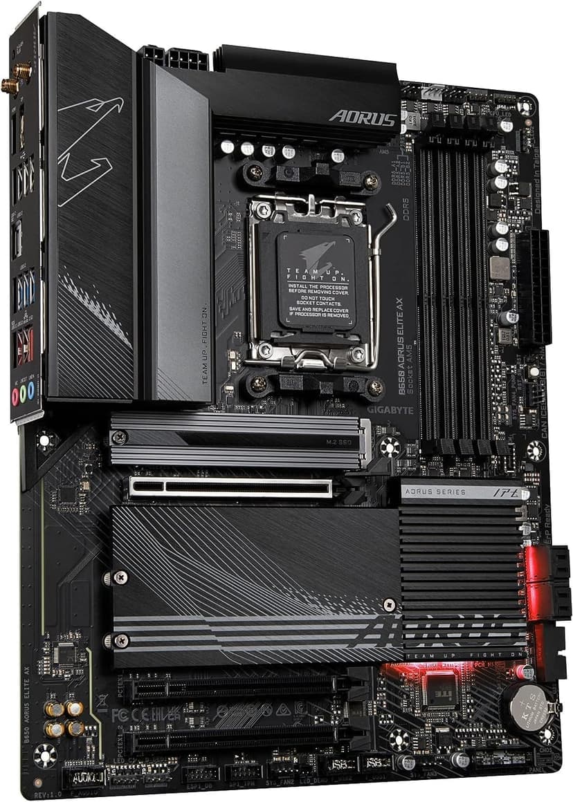 INLAND AMD Ryzen 7 7700X 8-Core 16-Thread AM5 5.4 GHz Unlocked Desktop Processor Bundle with GIGABYTE B650 AORUS Elite AX AM5 DDR5 ATX Gaming Motherboard