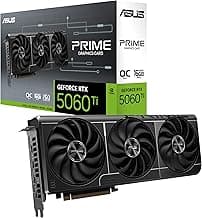 ASUS The SFF-Ready Prime GeForce RTX™ 5060 Ti 16GB GDDR7 OC Edition Graphics Card (PCIe® 5.0, 16GB GDDR7, HDMI®/DP 2.1, 2.5-Slot, Axial-tech Fans, Dual BIOS)