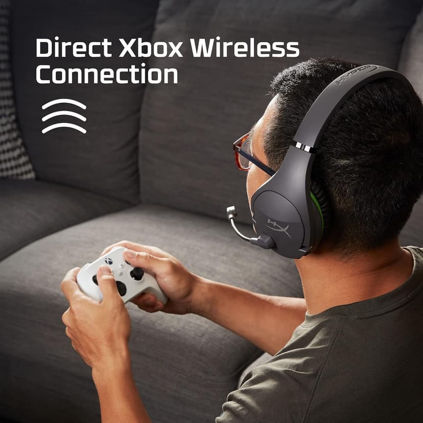 HyperX CloudX Stinger Core – Wireless Gaming Headset, for Xbox Series X|S and Xbox One, Memory foam & Premium Leatherette Ear Cushions, Noise-Cancelling,Black