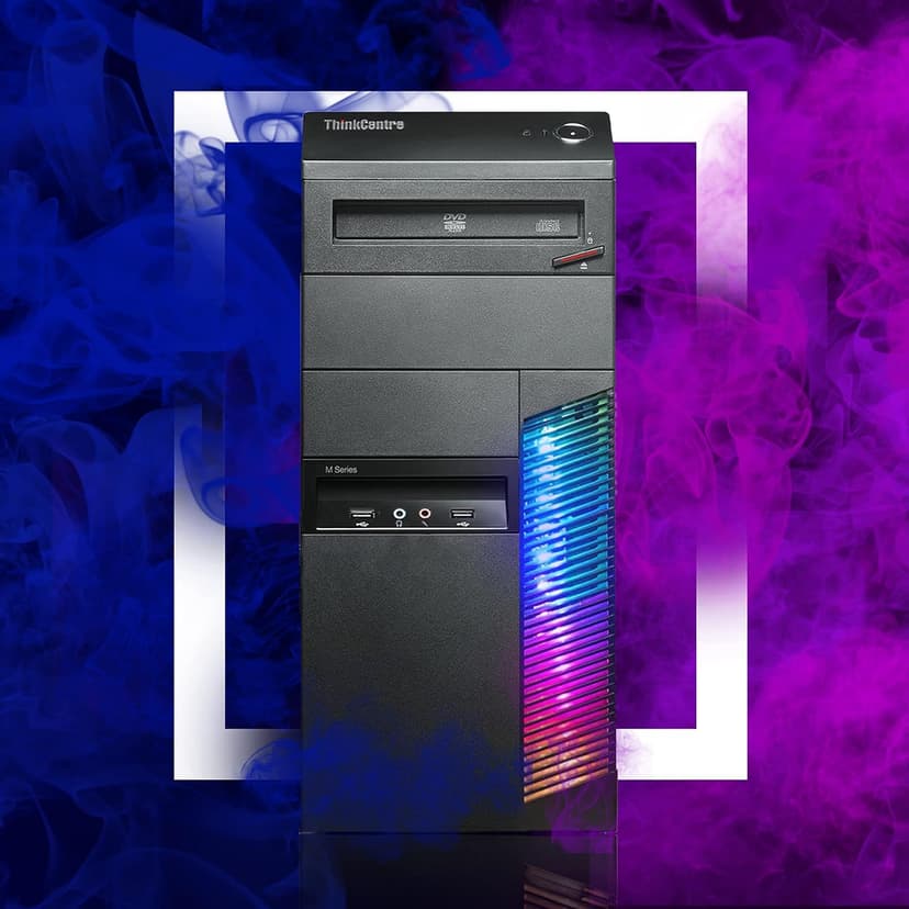 Lenovo Gaming PC Desktop Computer - Intel Quad I5 up to 3.6GHz, GeForce GTX 1660 Super 6G GDDR6, 32GB Memory, 256G SSD + 3TB, RGB Keyboard & Mouse, WiFi & Bluetooth 5.0, DVD, W10P64 (Renewed), (M83)