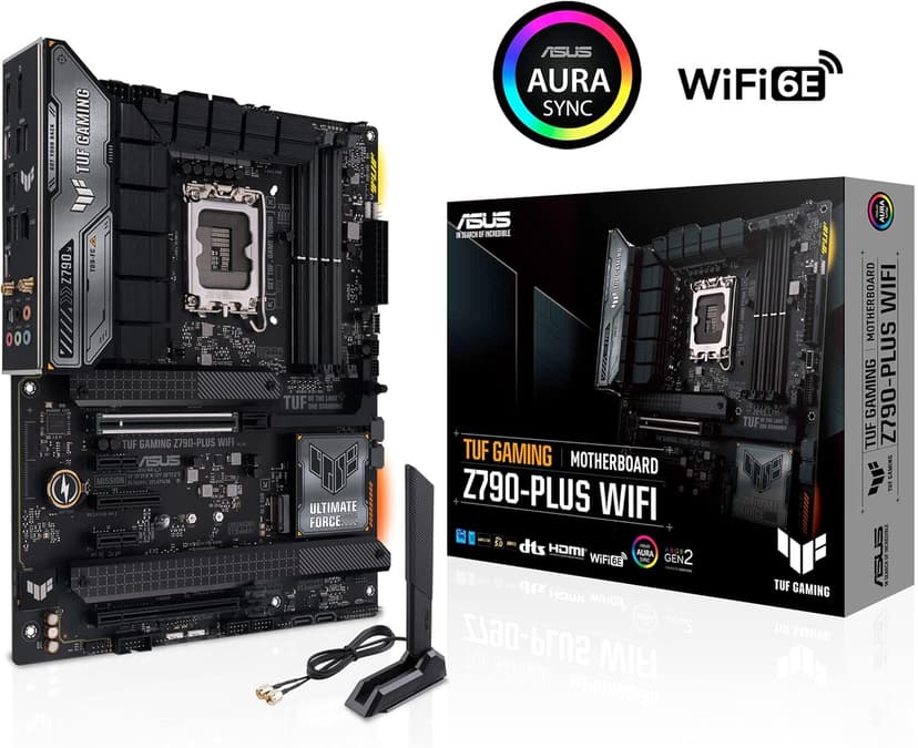 INLAND by Micro Center CPU Motherboard Intel Core i9-12900K 12th Gen 16-Cores LGA 1700 Desktop Processor with ASUS TUF Gaming Z790-Plus WiFi DDR5 Gaming Motherboard