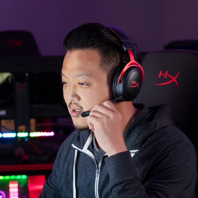 HyperX Cloud II Wireless - Gaming Headset for PC, PS4, Switch, Long Lasting Battery Up to 30 Hours, 7.1 Surround Sound, Memory Foam, Detachable Noise Cancelling Microphone w/Mic Monitoring (Renewed)