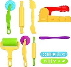 Set of 10 pcs Smart Dough Tools Kit with Extruder Machine/Dough Tools (Extruder + Dough Tools)