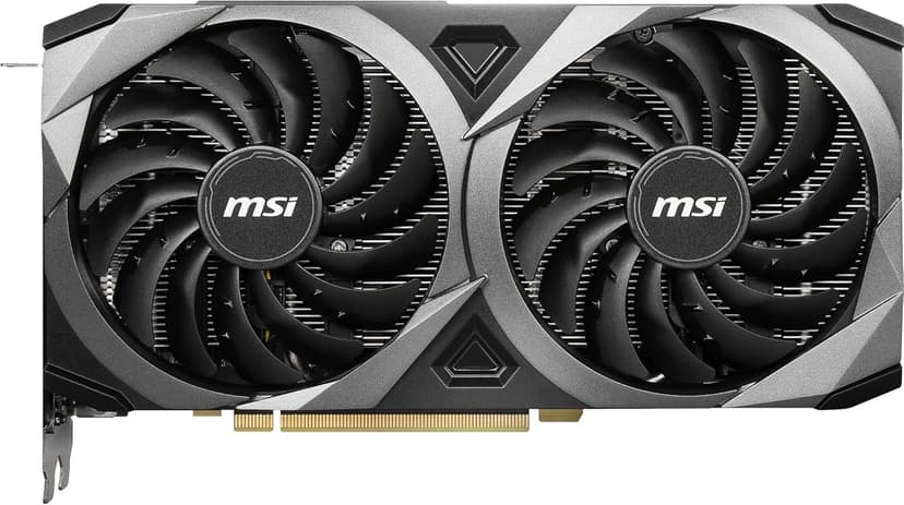 MSI Gaming GeForce RTX 3060 Ti LHR 8GB GDRR6X, Boost Clock: 1695 MHz, 256-Bit, HDMI/DP, Nvlink, Torx Fan 3, Ampere Architecture OC Graphics Card (RTX 3060 TI Ventus 2X 8GD6X OC)