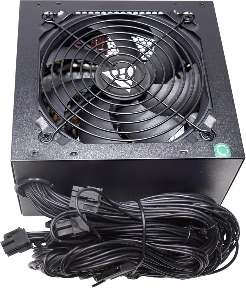 APEVIA VENUS450W 450W ATX Power Supply with Auto-Thermally Controlled 120mm Fan, 115/230V Switch, All Protections