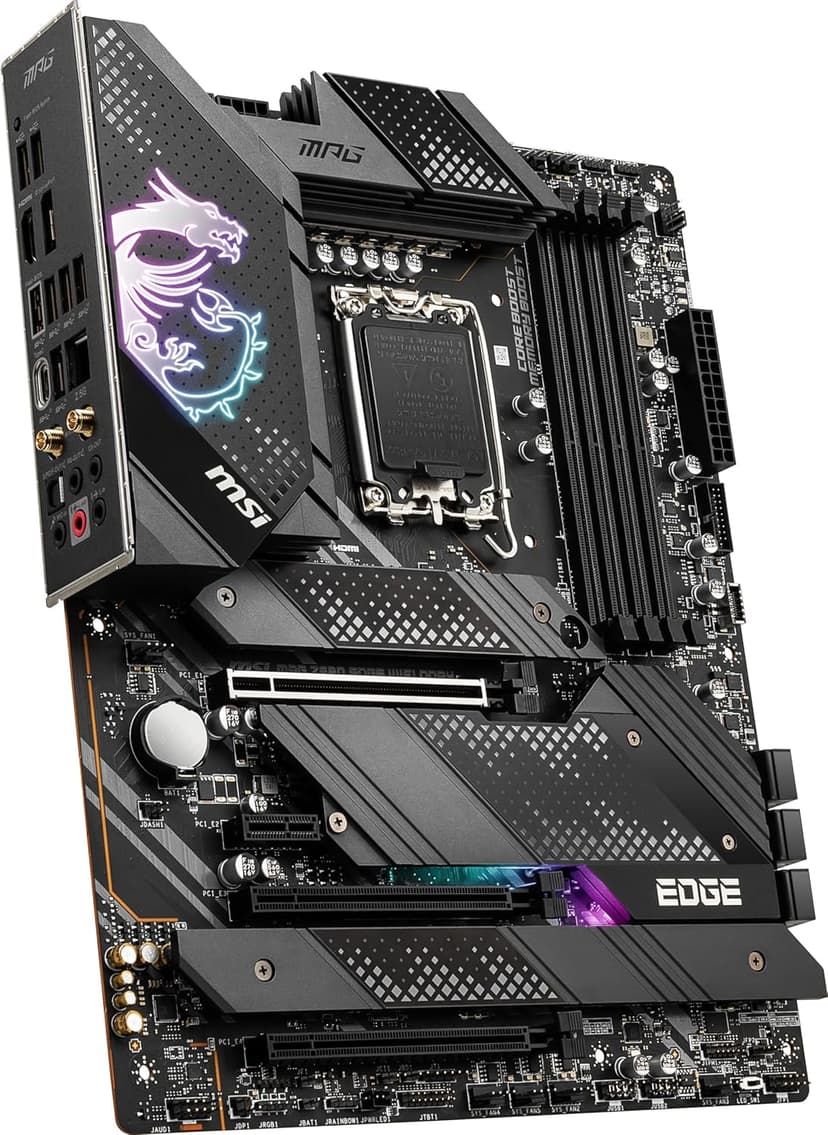 MSI MPG Z690 Edge WiFi DDR4 Gaming Motherboard (ATX, 12th Gen Intel Core, LGA 1700 Socket, DDR4, PCIe 4, CFX, M.2 Slots, Wi-Fi 6)