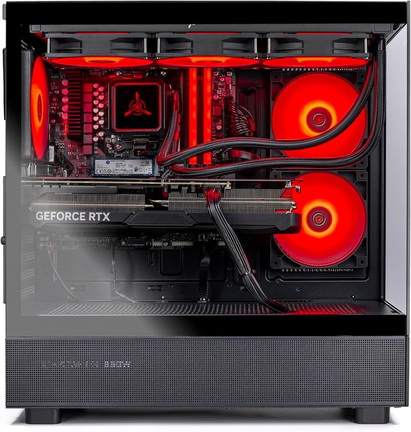 Skytech Gaming Azure 3 Desktop PC, Ryzen 7 9700X 3.8 GHz (5.5GHz Turbo), NVIDIA RTX 5060 Ti 16GB, 2TB Gen4 NVMe SSD, 32GB DDR5 RAM 5200 RGB, 850W Gold ATX 3 PSU, 360mm ARGB AIO, Wi-Fi, Win 11