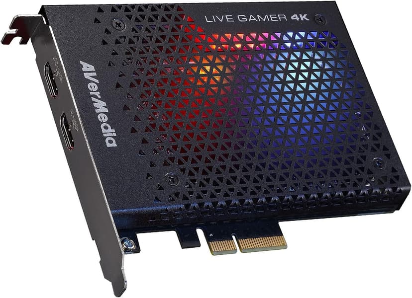 AVerMedia GC573 Live Gamer 4K, Internal Capture Card, Stream and Record 4K60 HDR10 with ultra-low latency on PS5, PS4 Pro, Xbox Series X/S, Xbox One X, in OBS, Twitch, YouTube