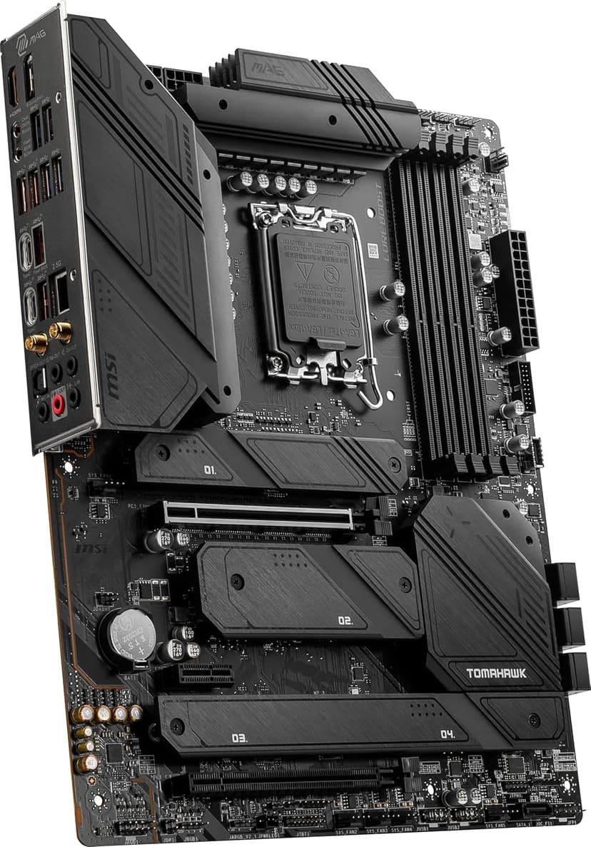 MSI MAG Z790 Tomahawk WiFi DDR4 Gaming Motherboard (Supports 12th/13th Gen Intel Processors, LGA 1700, DDR4, PCIe 5.0, M.2, 2.5Gbps LAN, USB 3.2 Gen2, Wi-Fi 6E, ATX)