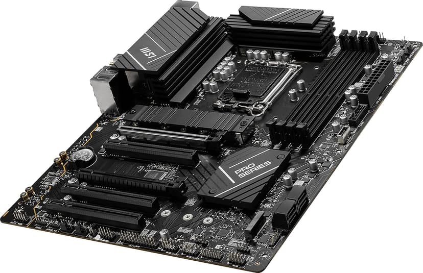 msi PRO B760-P WiFi DDR4 ProSeries Motherboard (Supports 12th/13th/14th Gen Intel Processors, LGA 1700, DDR4, PCIe 4.0, M.2, 2.5Gbps LAN, USB 3.2 Gen2, HDMI/DP, Wi-Fi 6E, Bluetooth 5.3, ATX)