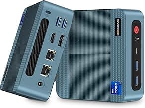 Mini PC P2 Pro, Intel i9 12900H(14C/20T, up to 5.0 GHz) Thunderbolt 4 Mini Computers, 32GB DDR5, Dual Channel RAM, 1TB PCIe 4.0 NVMe SSD, Dual 2.5G LAN, WiFi 6E/BT5.2
