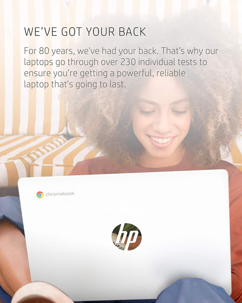 HP Chromebook 11-inch Laptop - Up to 15 Hour Battery Life - MediaTek - MT8183 - 4 GB RAM - 32 GB eMMC Storage - 11.6-inch HD Display - with Chrome OS™ - (11a-na0021nr, 2020 model, Snow White)