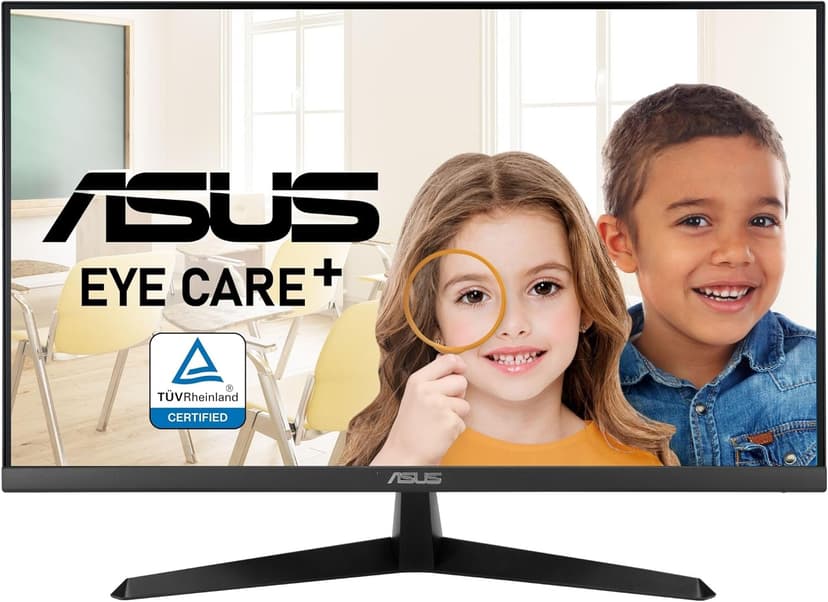 ASUS 27” 4K Eye Care Monitor (VY27UQ) - UHD (3840 x 2160), IPS, HDR10, Adaptive Sync, Eye Care Plus, Display Port, HDMI, Speaker, DisplayWidget, Blue Light Filter, Flicker Free, 3yr Warranty