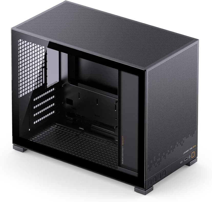 JONSBO D32 STD Micro-ATX PC Case,High Compatibility Mini Desktop Case, Support MATX Back-Connect/BTF MB,365mm GPU/240AIO/163mm Air Cooler, ATX/SFX-L/SFX PSU, USB3.2 PC Gaming Case,Black