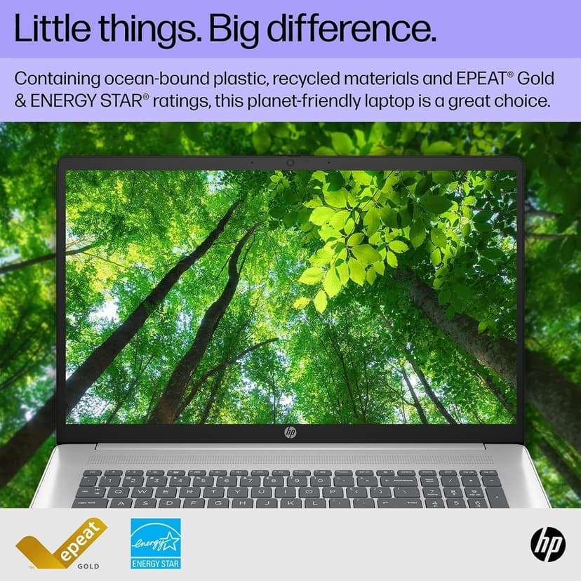 HP 17.3" Touchscreen Laptop, AMD Ryzen 5 7530U, 32GB DDR4 RAM, 1TB SSD, ‎AMD Radeon Graphics, Bluetooth, WiFi 6, HDMI, Numeric Keypad, Webcam, Windows 11 Pro