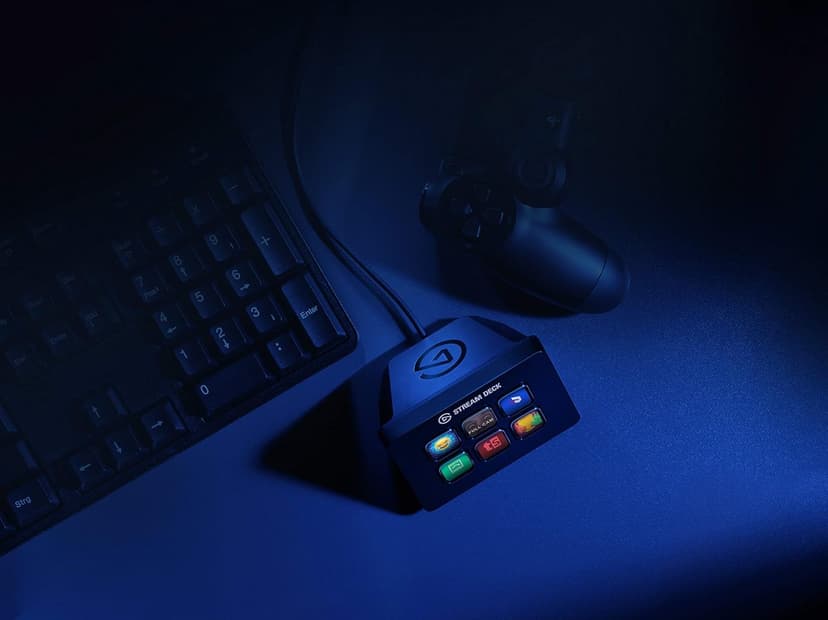 Elgato Stream Deck Mini - Live Content Creation Controller with 6 Customizable LCD Keys, for Windows 10 and macOS 10.11 or Later (Renewed)