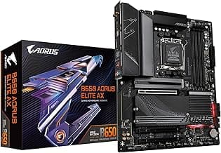 GIGABYTE B650 AORUS Elite AX AMD B650 ATX Motherboard with DDR5, PCIe 5.0, WiFi 6E, 5-Year Warranty