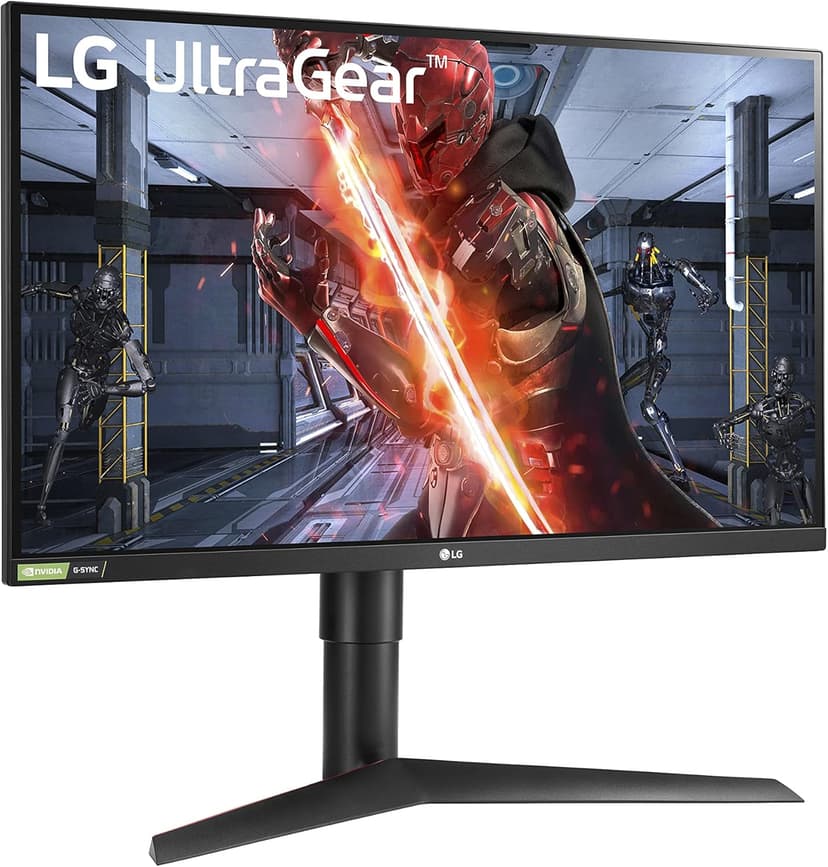 LG UltraGear QHD 27-Inch Gaming Monitor 27GL83A-B - IPS 1ms (GtG), with HDR 10 Compatibility, NVIDIA G-SYNC, and AMD FreeSync, 144Hz, Black