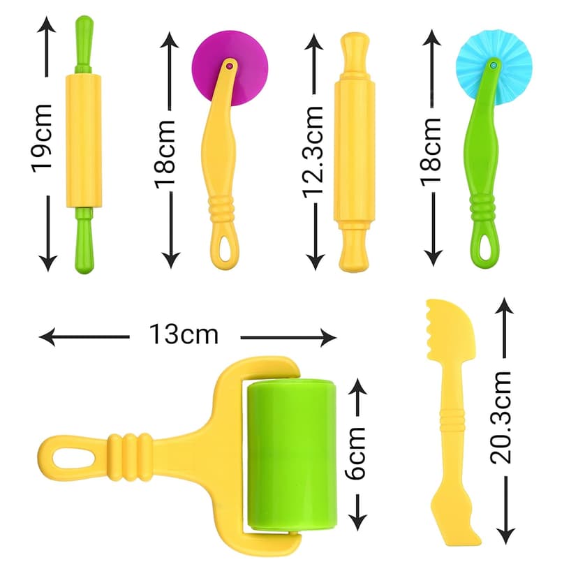 Set of 10 pcs Smart Dough Tools Kit with Extruder Machine/Dough Tools (Extruder + Dough Tools)
