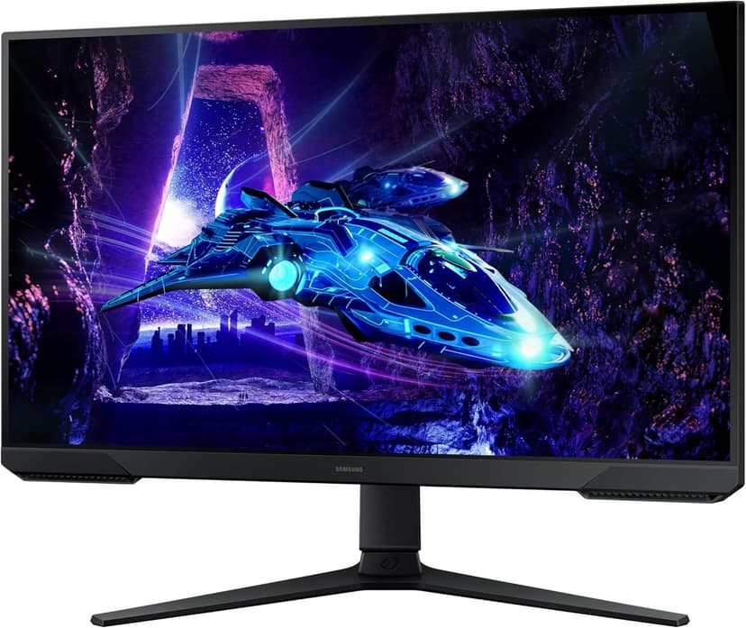 Samsung 24-Inch Odyssey G3 (G30D) Series FHD Gaming Monitor, 1ms, 180Hz, AMD FreeSync, Adjustable Stand, Black Equalizer, Virtual Aim Point, Eye Saver Mode, Flicker-Free, LS24DG302ENXZA