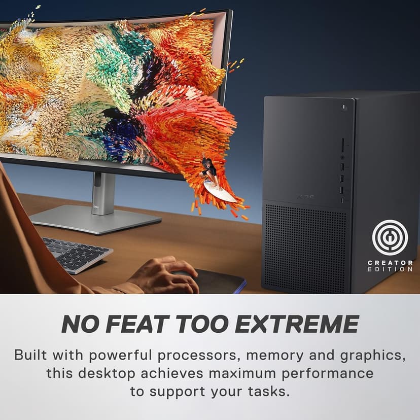 Dell XPS 8960 Desktop Computer Tower - 14th Gen Intel Core i9-14900 24-Core Processor, 64GB DDR5 RAM, 4TB NVMe SSD, NVIDIA GeForce RTX 4060 Ti 16GB GDDR6 Graphics, Windows 11 Pro - Graphite Black