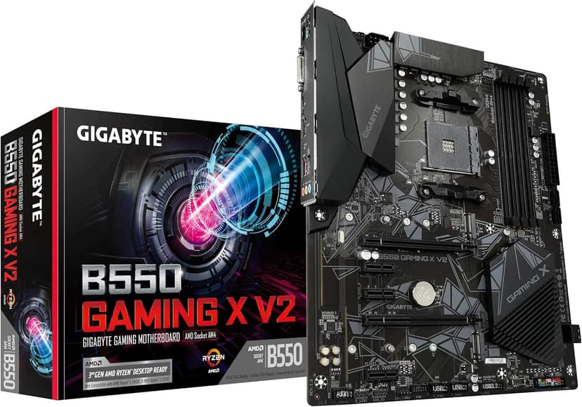 Gigabyte B550 Gaming X V2 Motherboard (AM4/4xDDR4/HDMI/DVI-D/USB 3.2/M.2)